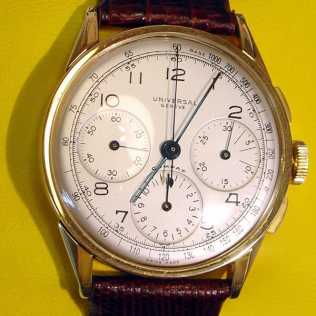 Photo: Sells Chronograph watch Men - UNIVERSAL GENEVE - UNIVERSAL GENEVE