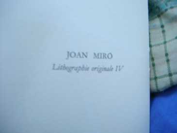 Photo: Sells Lithograph JOAN MIRO - XXth century