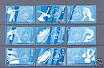 Photo: Sells 17 Stampss batches TESSERE FILATELICHE CON FRANCOBOLLI