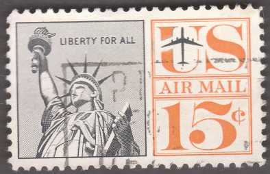 Photo: Sells Unused (mint) stamp LIBERTY FOR ALL - Monuments and architecture