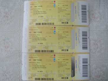 Photo: Sells Concert tickets U2 360 - MILAN
