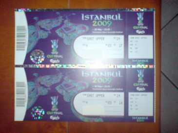 Photo: Sells Sport tickets FINAL UEFA 2009 - ISTANBUL