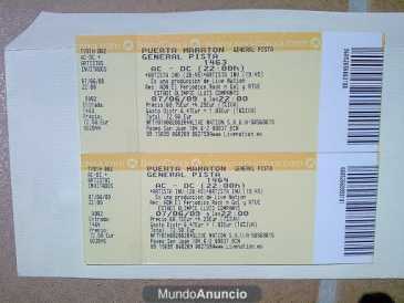 Photo: Sells Concert tickets AC/DC - BARCELONA