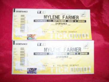 Photo: Sells Concert tickets CONCERT MYLENE FARMER - STADE DE FRANCE