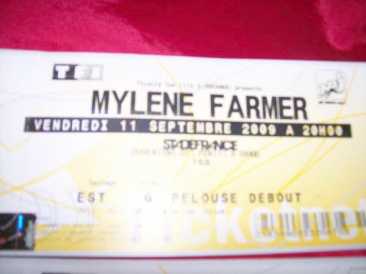 Photo: Sells Concert tickets CONCERT MYLENE FARMER - STADE DE FRANCE