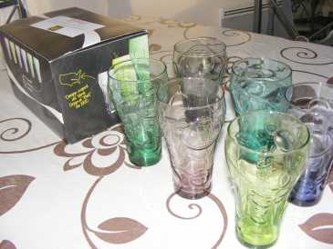 Photo: Sells Glass objects COLLECTIEN DE VERRE COCA COLA 2009 - Glass