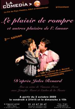 Photo: Sells Theatre tickets LE PLAISIR DE ROMPRE ET AUTRES PLAISIRS DE L'AMOUR - PARIS