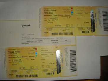 Photo: Sells Concert tickets CONCERTO VASCO ROSSI - MILANO