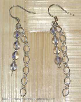 Photo: Sells Earrings With invaluable stone - Women - FANTASY BIJOUX - QUARTZ