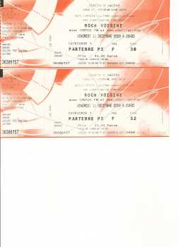 Photo: Sells Concert tickets CONCERT ROCH VOISINE - ZENITH D'AMIENS