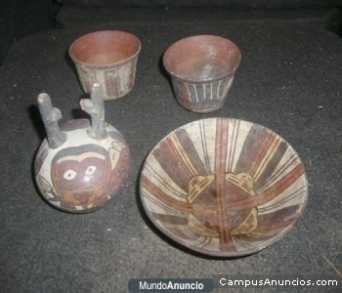 Photo: Sells Ceramics I BANDAGE(SELL) HUACOS BE BORN-PERU (CAHUACHI - BE - Plate