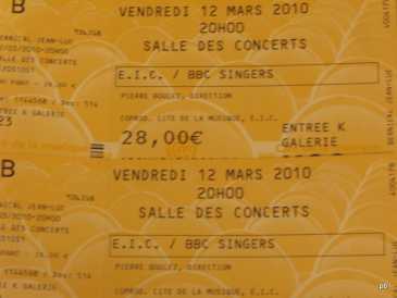 Photo: Sells Concert tickets ENSEMBLE INTERCONTEMPORAIN, PIERRE BO - CITE DE LA MUSIQUE, SALLE DES CONCERTS
