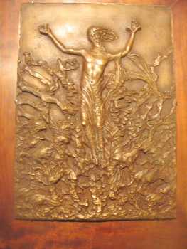Photo: Sells Low-relief Bronze - CRISTO RISORTO DI PERICLE FAZZINI - Contemporary