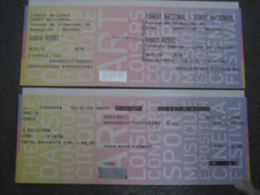 Photo: Sells Concert ticket VASCO ROSSI - BRUXELLES_VORST NATIONAL