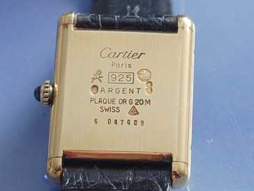 Photo: Sells Bracelet watch - with quartz Women - CARTIER - TANK