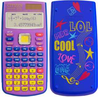 Photo: Sells Calculators CITIZEN - CALC. SCIENTIFIQUE CITIZEN SR-270X LOL BL COLLECTO