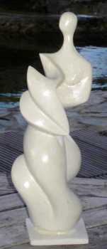 Photo: Sells Statue Marble - SCULPTURE DARIUS (FEMME POISSON ( MAQUETTE ) - Contemporary