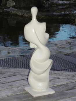 Photo: Sells Statue Marble - SCULPTURE DARIUS (FEMME POISSON ( MAQUETTE ) - Contemporary