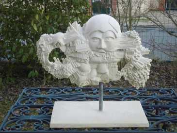 Photo: Sells Statue Marble - SCULPTURE DARIUS ( TRANSFIGURATION ) - Contemporary