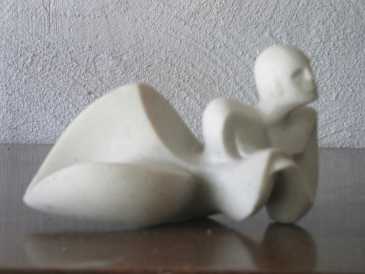 Photo: Sells Statue Marble - SCULPTURE DARIUS ( LE REPOS ) - Contemporary