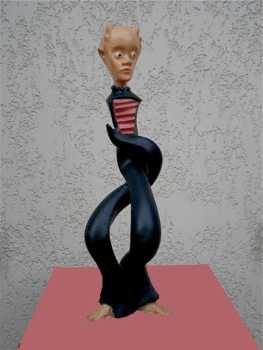 Photo: Sells Statue Resin - SCULPTURE DARIUS ( DRAME DE LA VACHE FOLLE ) - Contemporary