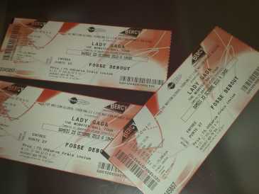 Photo: Sells Concert tickets CONCERT LADY GAGA - PARIS BERCY