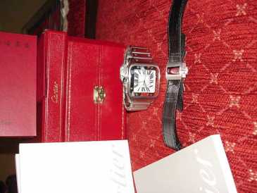Photo: Sells Bracelet watch - mechanical Men - CARTIER - SANTOS 100