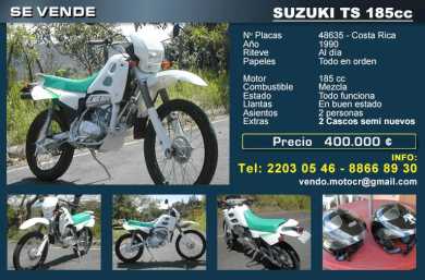 Photo: Sells Motorbike 180 cc - SUZUKI - TS (185 CC)
