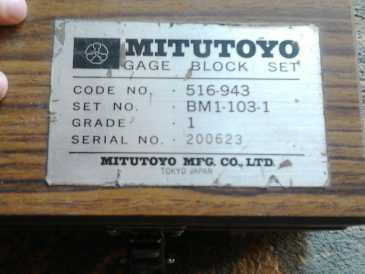 Photo: Sells Vehicle MITUTOYO - MITUTOYO