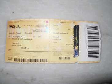 Photo: Sells Concert ticket CONCERTO VASCO MESSINA 2011 - MESSINA STADIO SAN FILIPPO