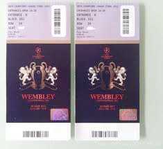 Photo: Sells Sport tickets UEFA CHAMPIONS LEAGUE 2011 - LONDON, WEMBLEY