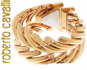 Photo: Sells Bracelet watch - with quartz Women - ROBERTO CAVALLI - OROLOGIO SPIKE ORO ROSA