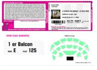 Photo: Sells Concert ticket CINE-CONCERT LES DEUX TOURS - LYON