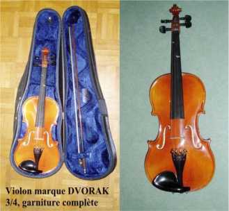 Photo: Sells Violin / fiddle DVORAK - 3/4