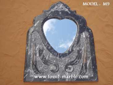 Photo: Sells Decoration MIROIR EN NATURAL MARBRE FOSSILISE - MIROIR EN MARBRE FOSSILISE