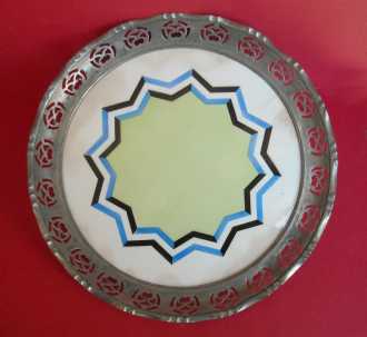 Photo: Sells Ceramic BAYERISCHE METALLWARENFABRIK - VASSOIO ANNI  '30