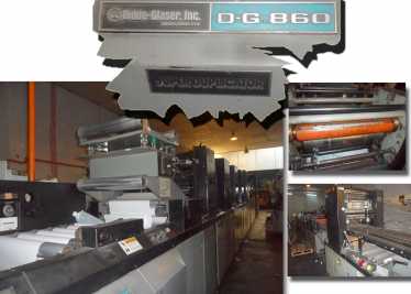 Photo: Sells Printer DIDDE-GLASER.INC D.G860 - DIDDE-GLASER.INC DG 860