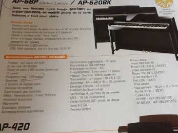 Photo: Sells Digital piano CASIO - CASIO CELVIANO A6 BP
