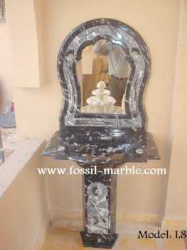 Photo: Sells Decoration SINKS FROM FOSSILIZED MARBLE MOROCCO - SINKS FROM FOSSILIZED MARBLE MOROCCO