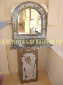 Photo: Sells Decoration SINK STONE MARBLE FROM MOROCCO FOSSILZED - SINK MARBLE FOSSILIZED STONE FROM MOROCCO