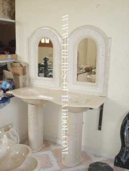 Photo: Sells Decoration SINK STONE MARBLE FROM MOROCCO FOSSILZED - SINK MARBLE FOSSILIZED STONE FROM MOROCCO