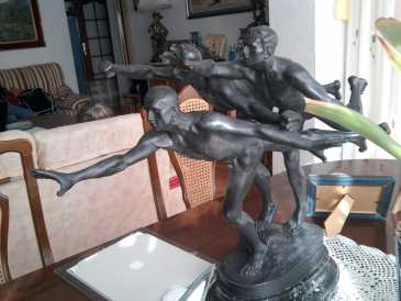 Photo: Sells Statue Bronze - A BOUCHER - XVth century and before