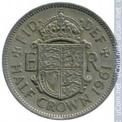 Photo: Sells Money / coin / bill REINA ELIZABETH II (1953 - 1970)