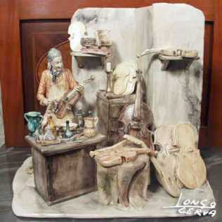 Photo: Sells Sandstone IL LIUTAIO - Figurine