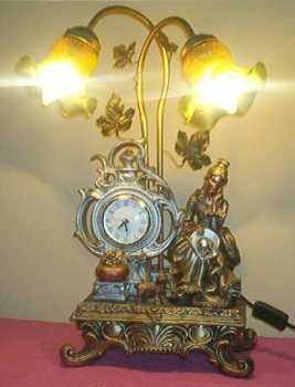Photo: Sells Bedside lamp RELOJ LAMPARA DE SOBREMESA