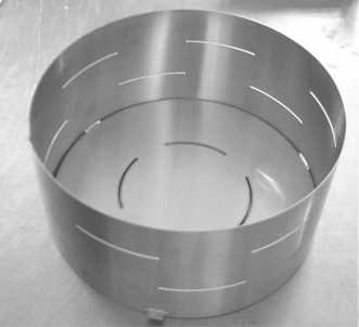 Photo: Sells Gastronomy and cooking STAINLESS STEEL MOLD AND FOLLOWER, CHEESE 1.200 G