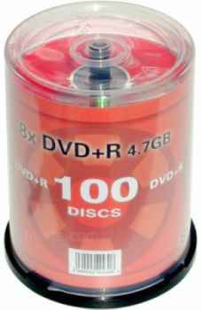 Photo: Sells Consumables MOVIESTYLE - DVD+R 4,7GO MOVIESTYLE 8X, CAKEBOX 100 PIECES