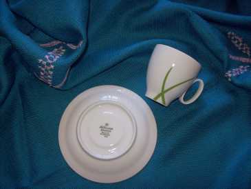 Photo: Sells 2 Porcelains TAZA Y  2 PLATO - Pack