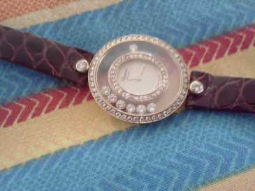 Photo: Sells Bracelet watch - with quartz Women - CHOPARD - HAPPY DIAMONDS