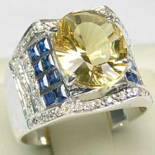 Photo: Sells Ring With topaz - Women